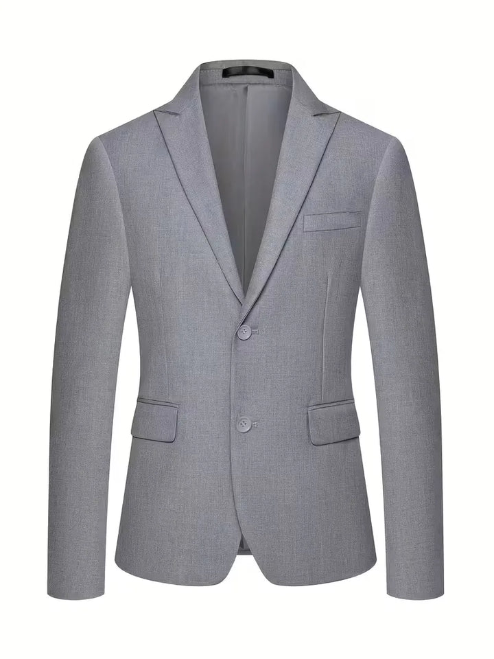 Tailored Men’s Three-Piece Suit With Double-Breasted Waistcoat And Slim Fit